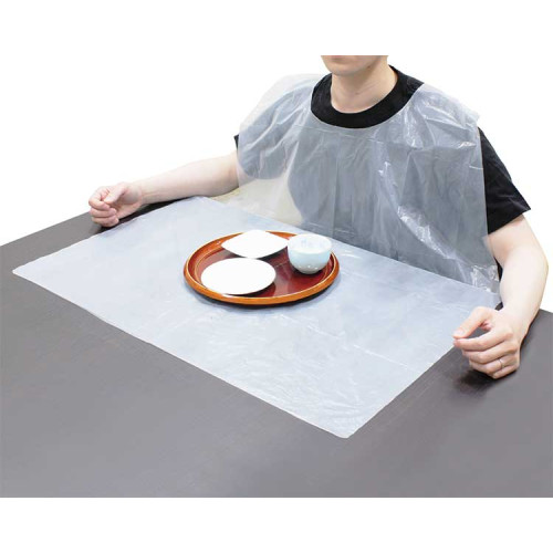 무지 일회용 앞치마 일반형 에프로 DPE-001 50매입