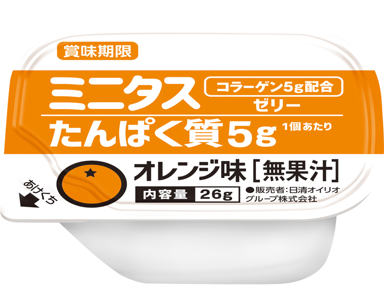 미니타스 단백질5g 콜라겐 5g  젤리 오렌지 맛 21151 27g×9개
