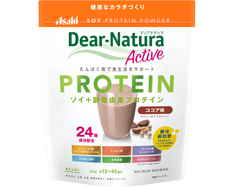 디아나츄라 액티브 소이프로틴 코코아 맛 360g