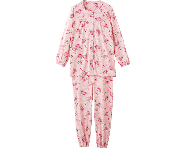 여성 큰 단추 스트래치 잠옷 800342-01 M 핑크