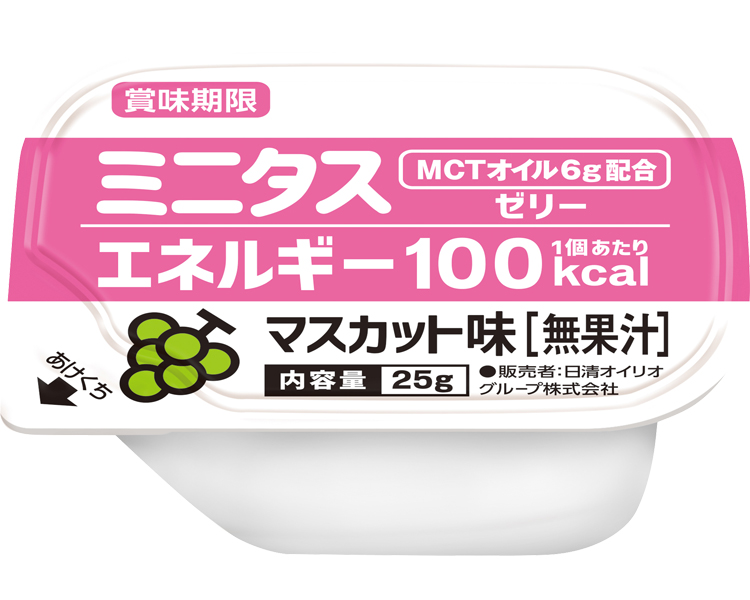 미니타스 MCT 오일 6g 에너지 젤리 청포도 맛 21760 25g×9개