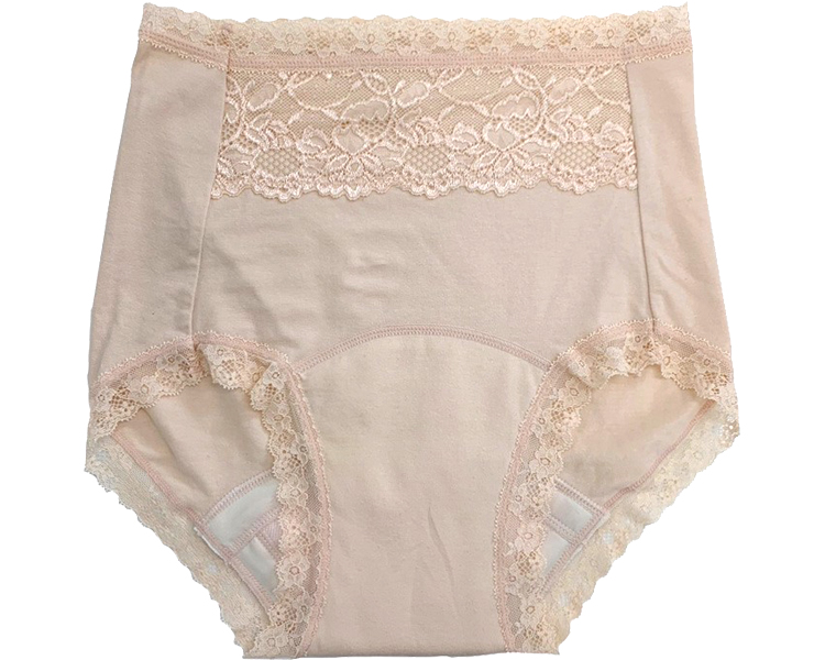 여성 요실금 팬티 50cc 허리 레이스 070-520082-00 LL 베이지