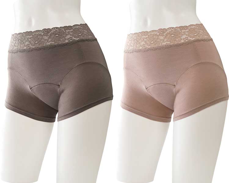 루루오아제 여성 요실금 팬티 30cc TJI-634 2종세트 M (핑크 베이지·모카)