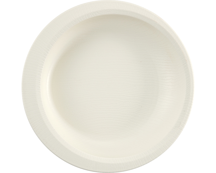 목재 풍 식사 보조 평 접시 NPLS2B 크림