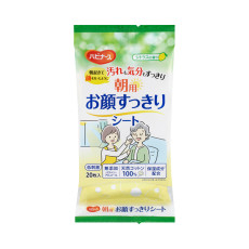 아침용 상쾌한 얼굴 티슈 1039972 20매입 시트러스향