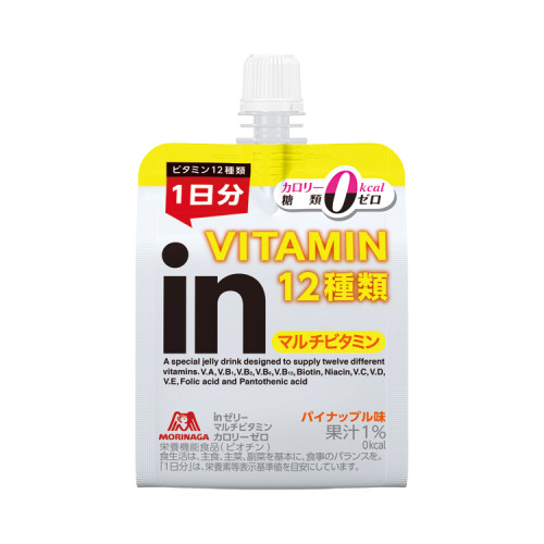 인젤리 무칼로리 종합비타민젤리 180g×6개입