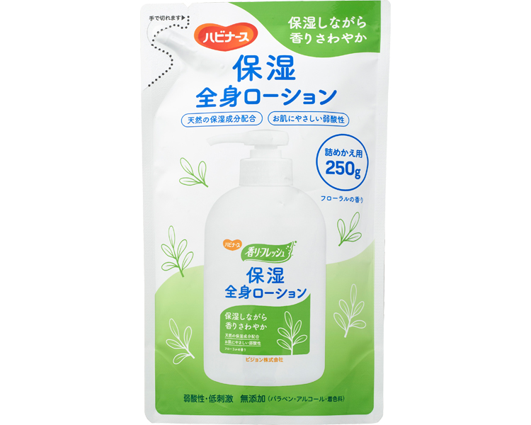 하비너스 보습 전신 로션 리필용 1041634 250g 플로럴 향